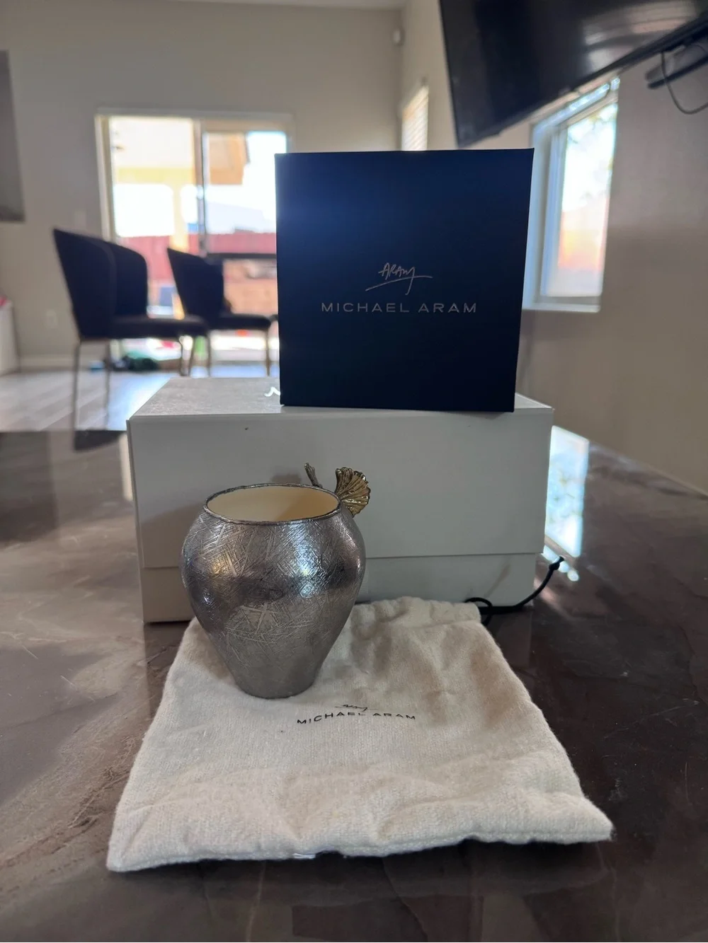 Mini Michael Aram Butterfly Ginkgo Bud Vase